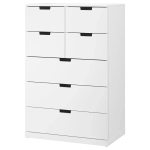 Комод - IKEA NORDLI/НОРДЛИ ИКЕА, 47х122х80 см, белый