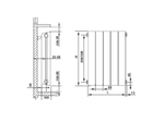 Радиатор Royal Thermo PianoForte 500 Silver Satin - 12 секц.