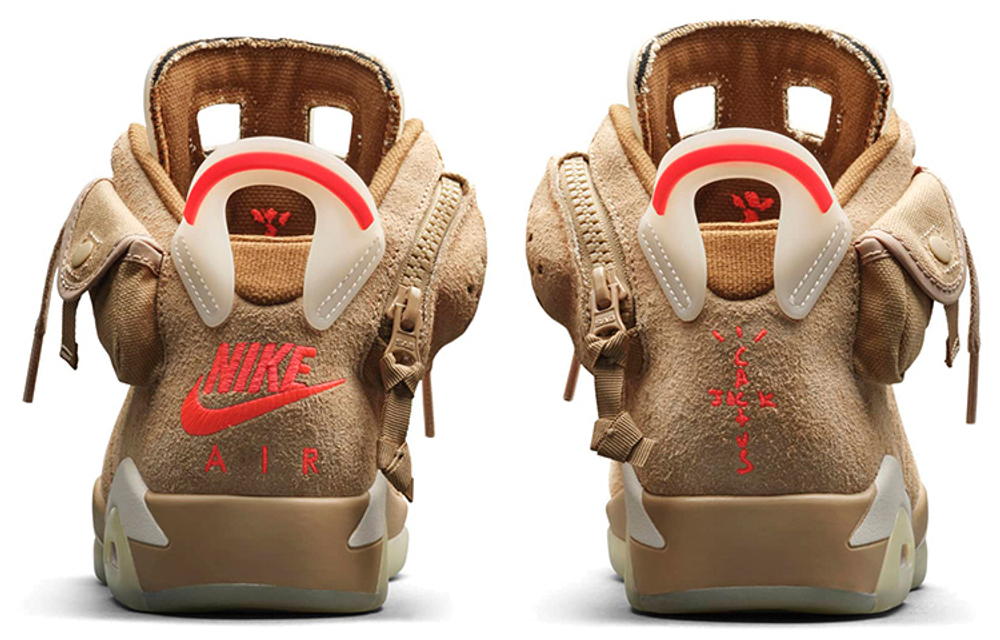 Кроссовки Travis Scott X Jordan Air Jordan 6 Retro Sp "British Khaki"
