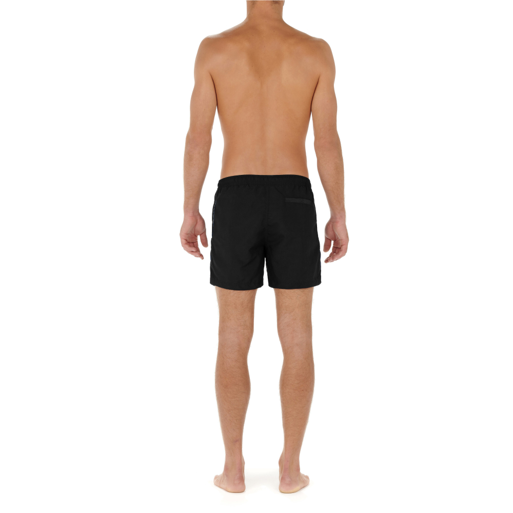 Мужские плавательные шорты черные HOM SEA LIFE Beach Boxer 402537_400004