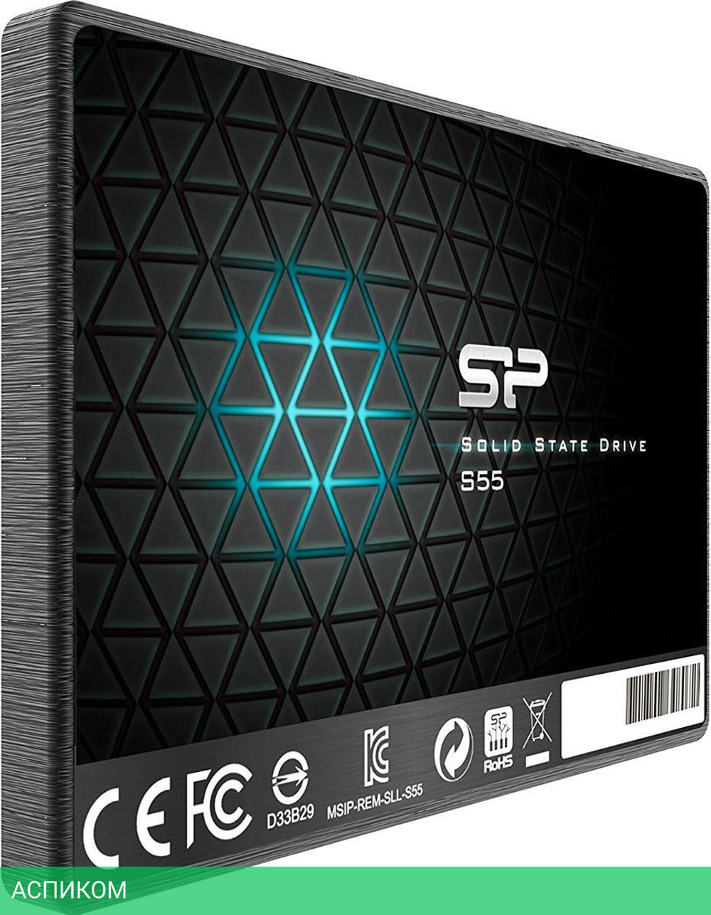 SSD диск Silicon-Power Slim S55 960Gb (SP960GBSS3S55S25)