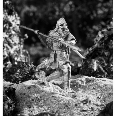 Оловянный солдатик Викинг с копьем