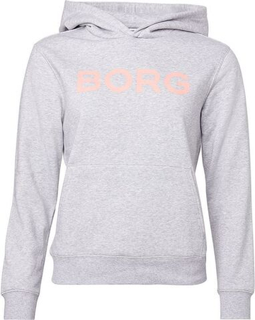 Женская Кофта теннисная Björn Borg Logo Hoodie - серый