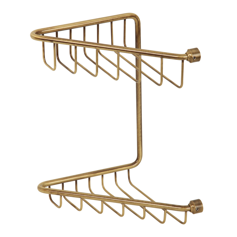 Решетка угловая двойная Migliore Complimenti ML.COM-50.112.BR бронза купить