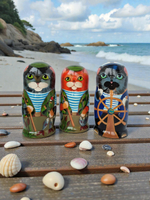 Маттешка "Котик Моряк" 5мест