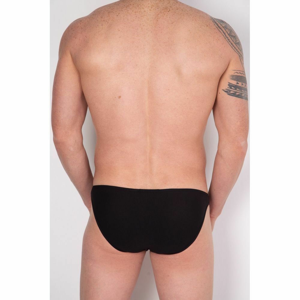 Мужские трусы слипы черные Cosmos Colors CB20_BL