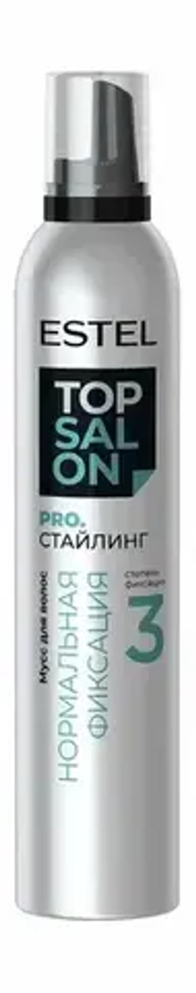 Estel Top Salon Pro. Стайлинг Мусс для волос Нормальная фиксация №3 350 мл.