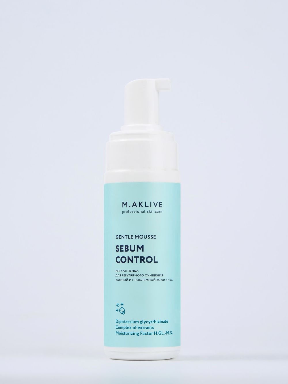 M.Aklive Пенка для умывания "Себум контроль", 50 мл