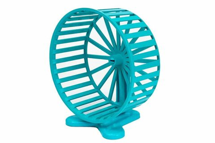 ДАРЭЛЕНД Колесо для грызунов CIRCUS с подставкой D140 (пластик), бирюзовое