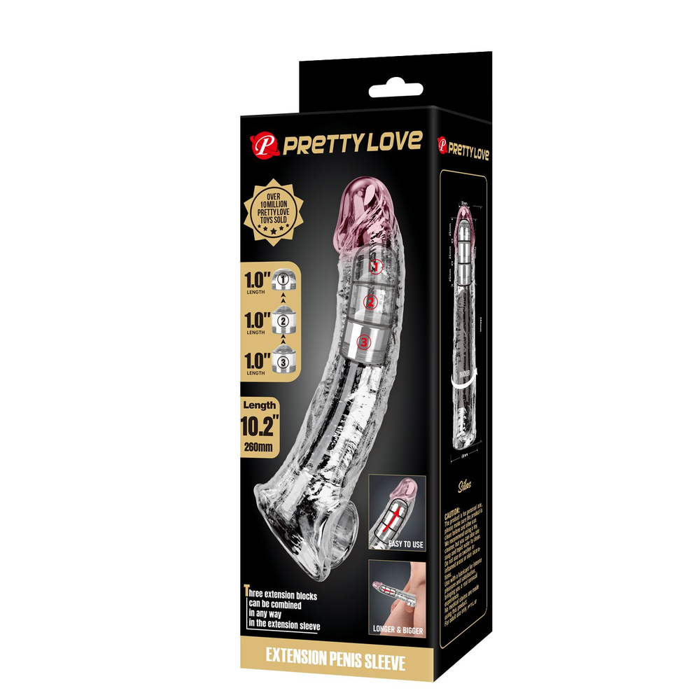 Фаллоудлинитель Baile Pretty Love Silas с подхватом мошонки