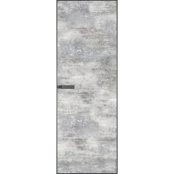 Скрытая алюминиевая дверь Invisible 1AGN бетон старый