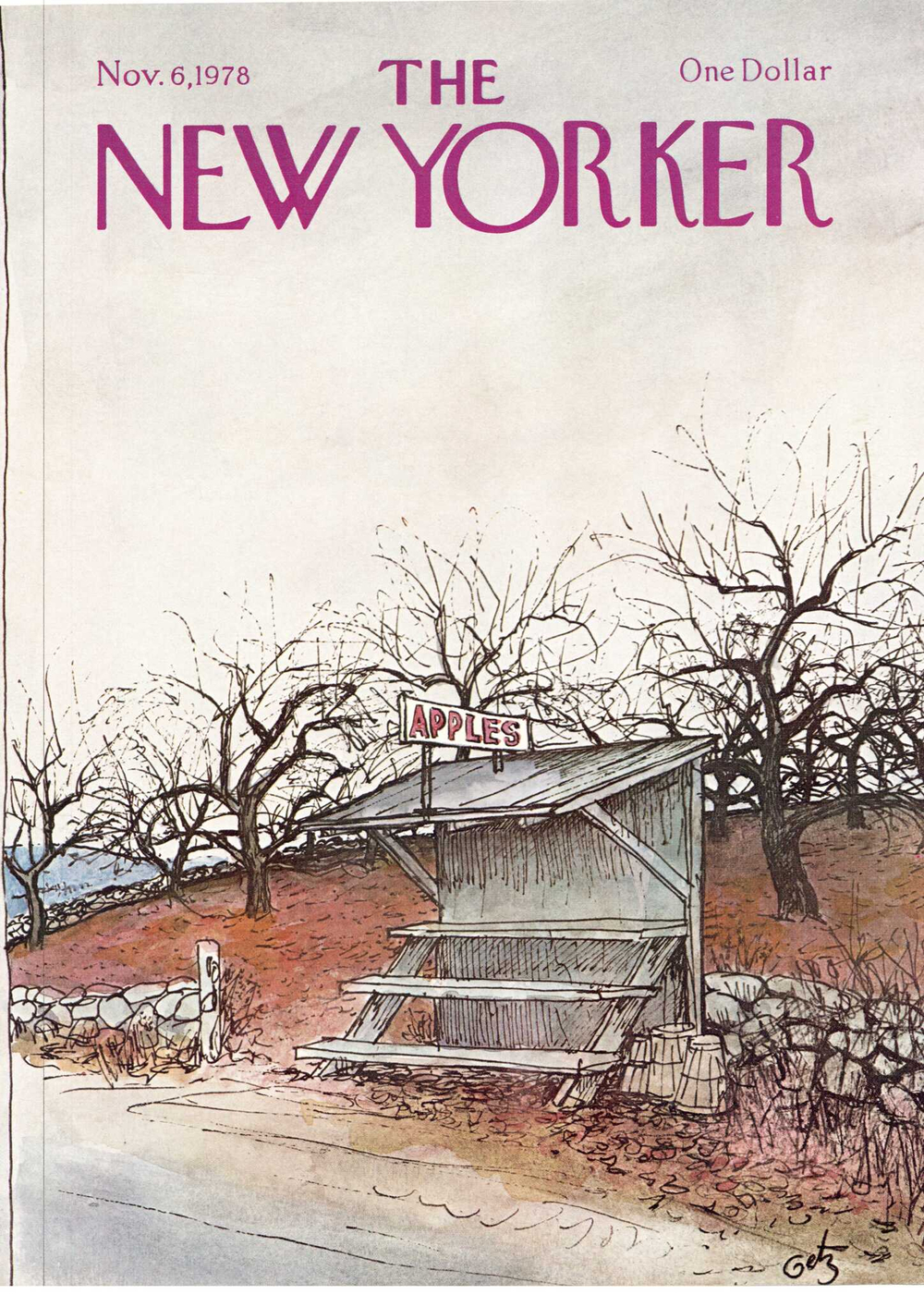 Журнал The New Yorker 06-11-1978, обложка