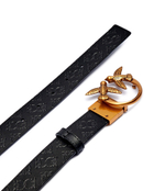 Кожаный двухсторонний ремень LOVE BERRY Pinko - черный(100125 A1Z6)