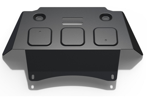 Защита картера АвтоБроня для Chevrolet Niva (V - 1.7) 2002-2020/Lada Niva 2123 (V - 1.7) 2020-2021/Lada Niva Travel (V - 1.7) 2021-н.в., штампованная, сталь 1.8 мм, с крепежом, 111.01021.1