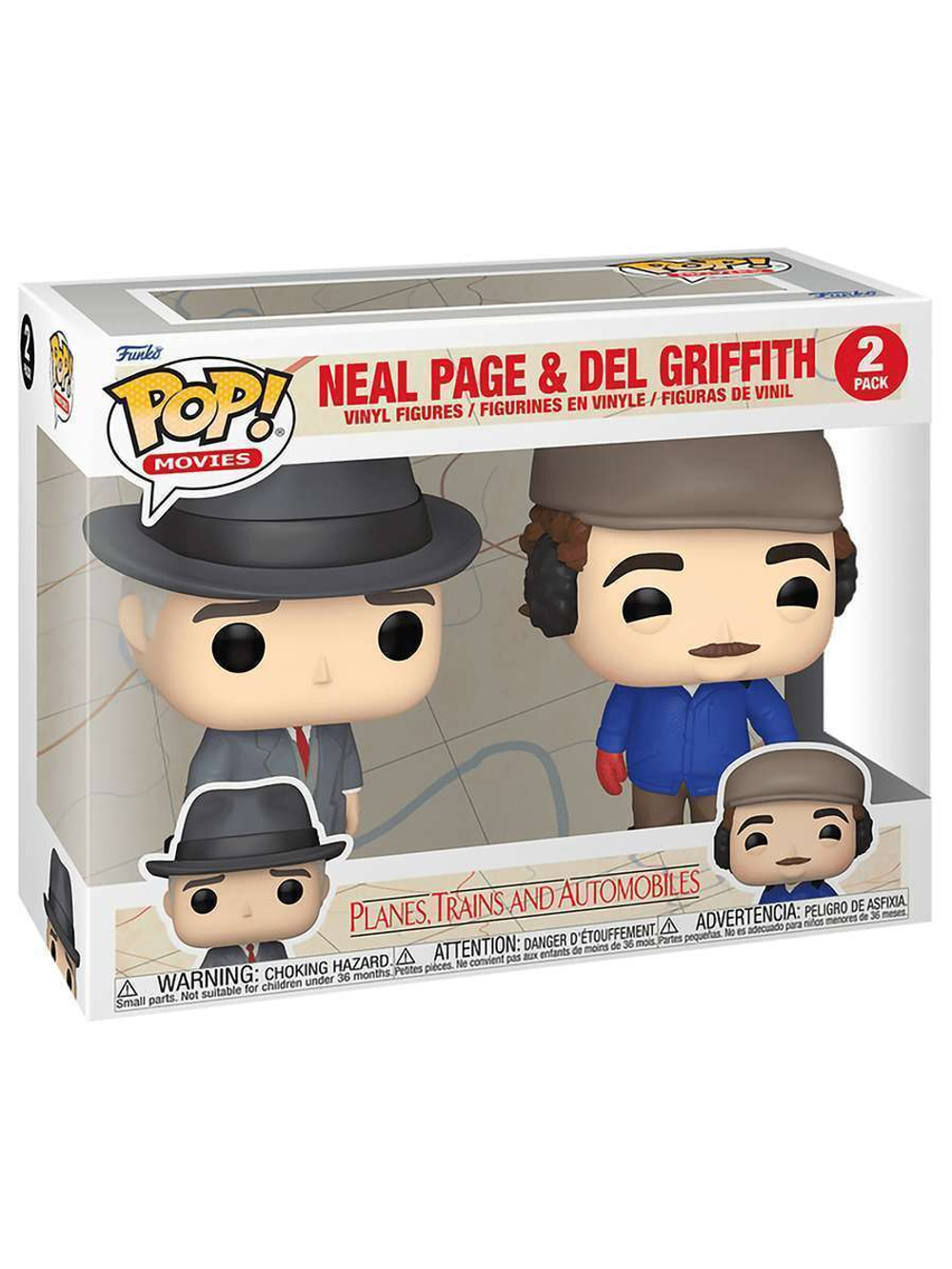 Фигурка Funko POP! Movies Planes, Trains and Automobiles Neal Page and Del Griffith 2PK 80921