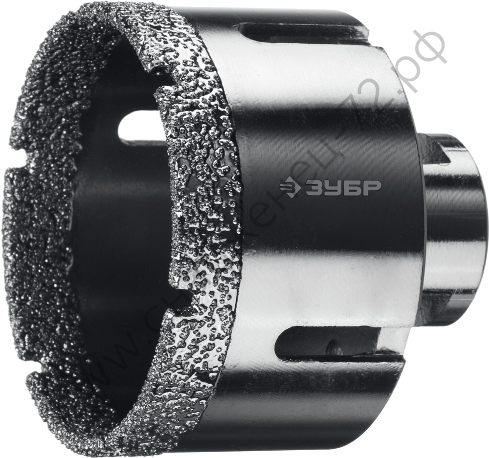 ЗУБР АВК d 65 мм (М14, 15 мм кромка), Вакуумная алмазная коронка, Профессионал (29865-65)