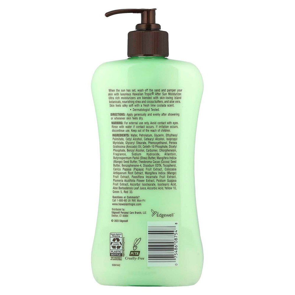 Hawaiian Tropic, увлажняющий крем после загара, Coolada с лаймом, 473 мл (16 жидк. унций)