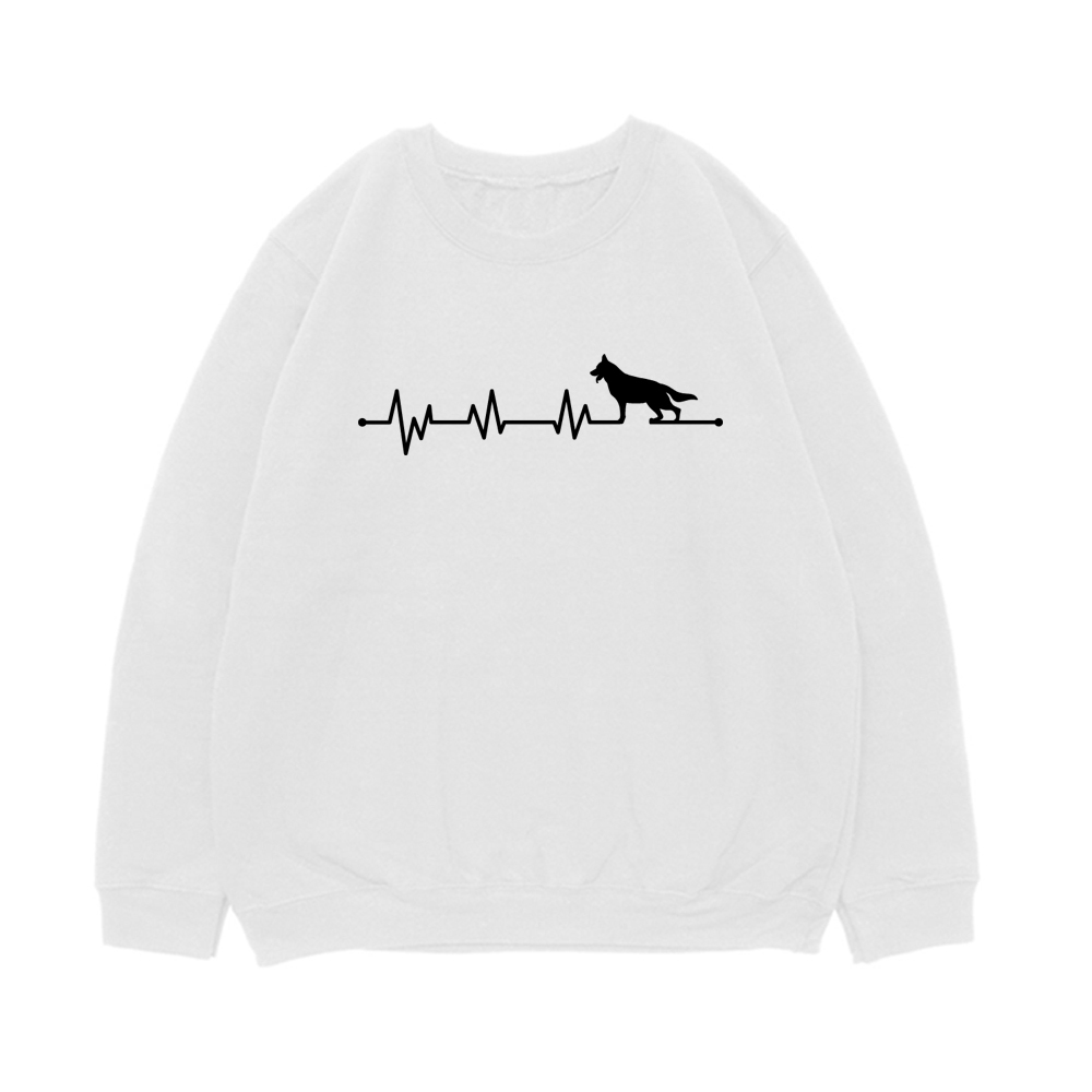 Свитшот "Овчарка - сердечный ритм"