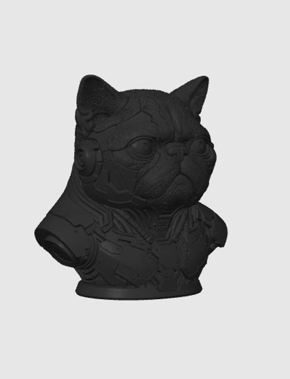 Экзотическая Короткошерстная кошка Киберпанк