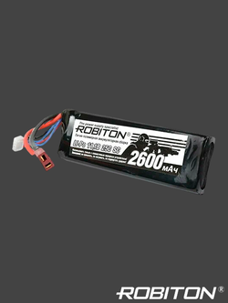Аккумулятор ROBITON Li-Po 11.1В 2600 мАч 25С, Т-коннектор (LP-STB3-2600)