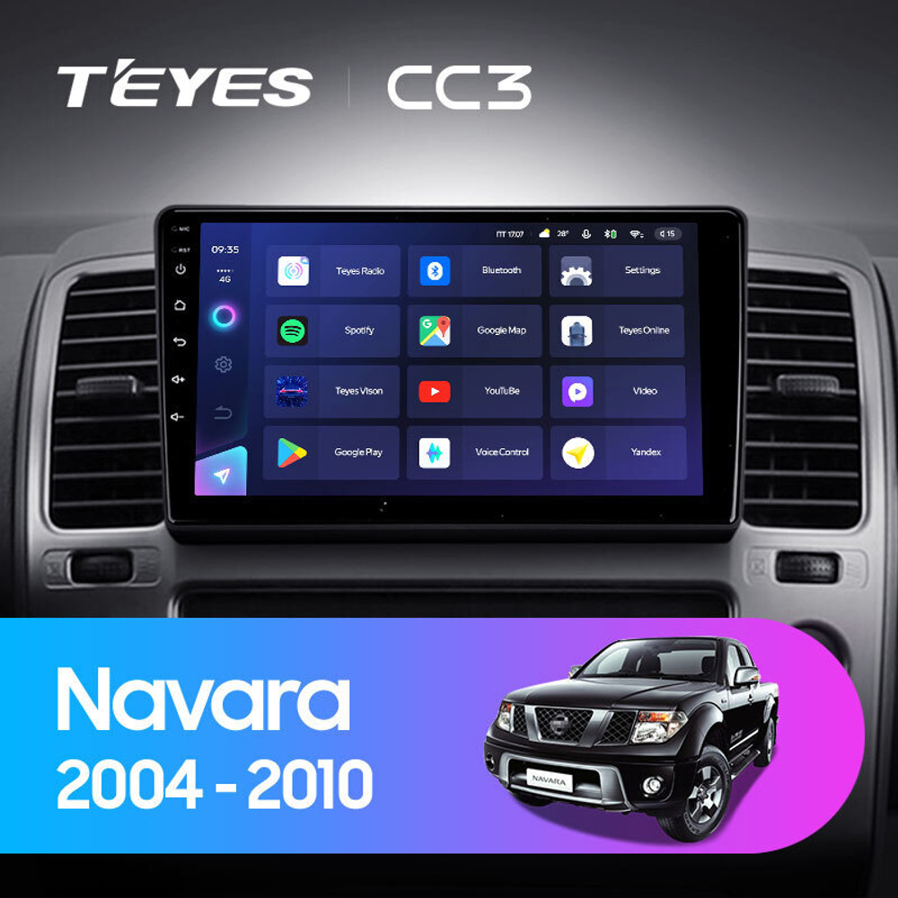 Teyes CC3 9" для Nissan Navara D40 2004-2010