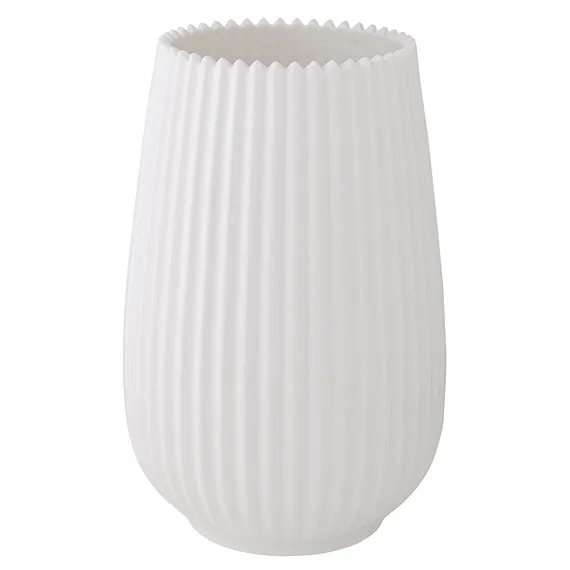 Ваза белого цвета из коллекции edge, 20 см