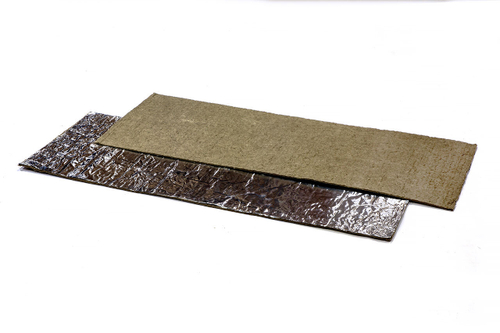 Картон базальтовый 1250х600х10 фольгированный (20шт в уп), лист