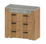 Комод Франк КМ-12 крафт/метрополитан грей