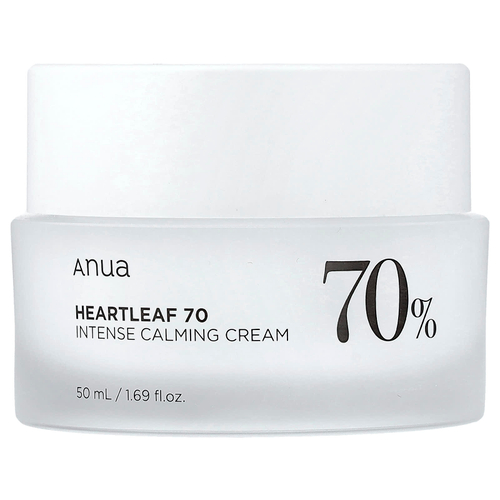 Anua, Heartleaf 70, интенсивный успокаивающий крем, 50 мл (1,69 жидк. унции)
