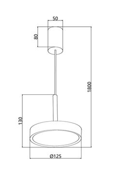 Подвес 10W 4000K 4509-1P кофейный Piller Favourite