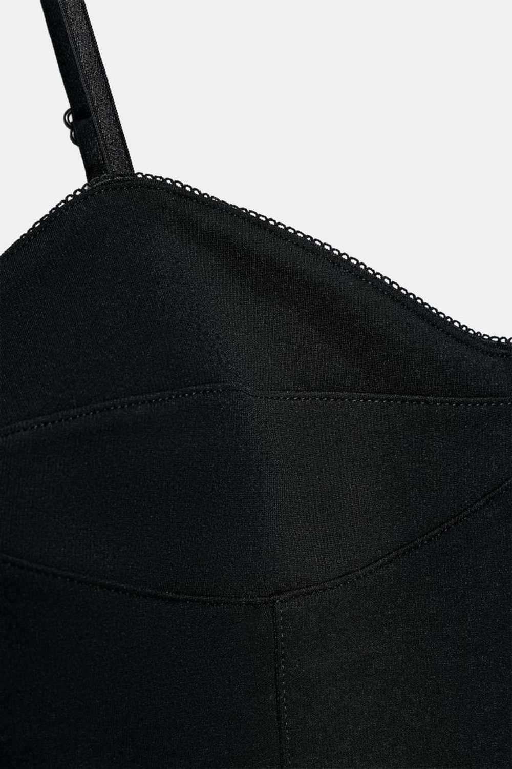 ZARA БОДИ С ВЫРЕЗОМ СЕРДЕЧКОМ, ЧЕРНЫЙ