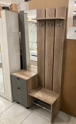 Прихожая Олива ПР-04 Муссон софт (серый) MF14