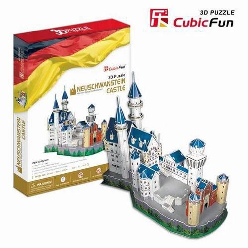 Купить Замок Нойшванштайн Германия 3D пазл.