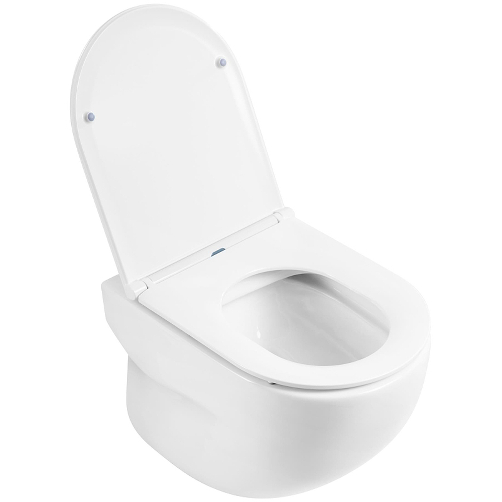 Унитаз BelBagno Onda BB066CHR/BB870SC подвесной с сиденьем Микролифт