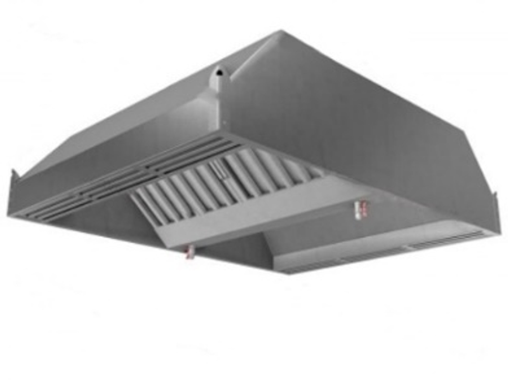 Зонт нержавеющий островной ЗВН 04 ,1800х1700х400