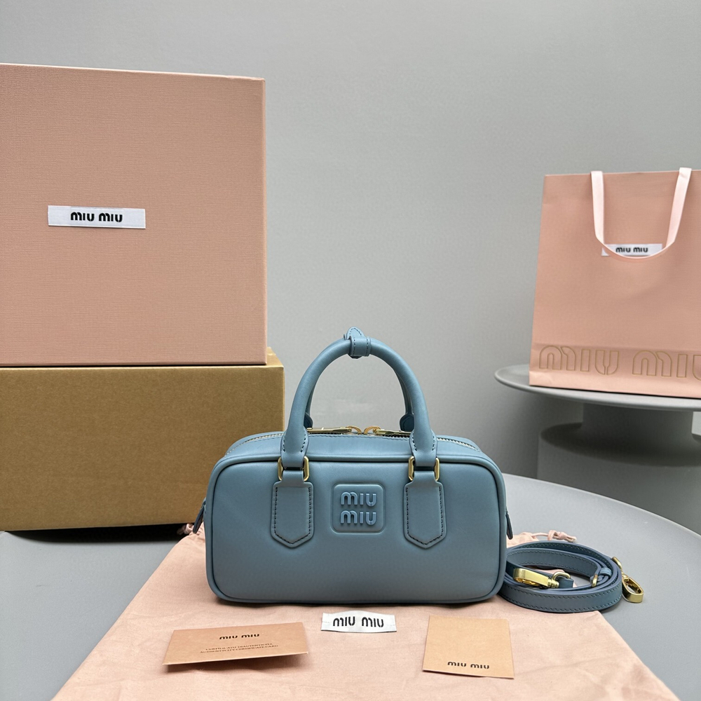 Miu Miu Arcadie Leather Bag 22 cm