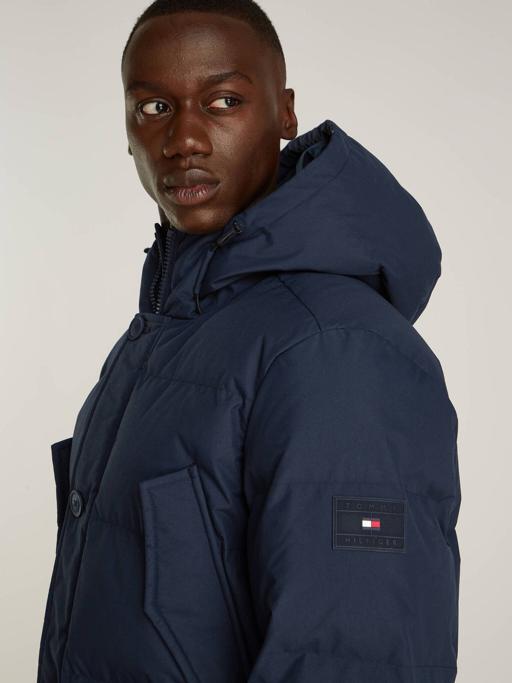 Пуховая куртка ROCKIE Tommy Hilfiger - темно-синий(MW0MW37483)