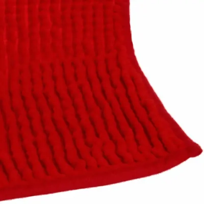 Коврик для ванной 40*60"Букли» бордовый