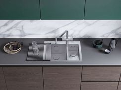 Мойка Akisame 60-2-IN-L нерж.сталь/нержавеющая сталь(арт.4993775)