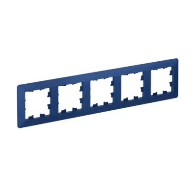 ATLASDESIGN AIR 5-постовая РАМКА, АКВАМАРИН/дымчатый черный