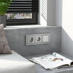 Рамка на 3 поста AluMax (алюминий) W0033506
