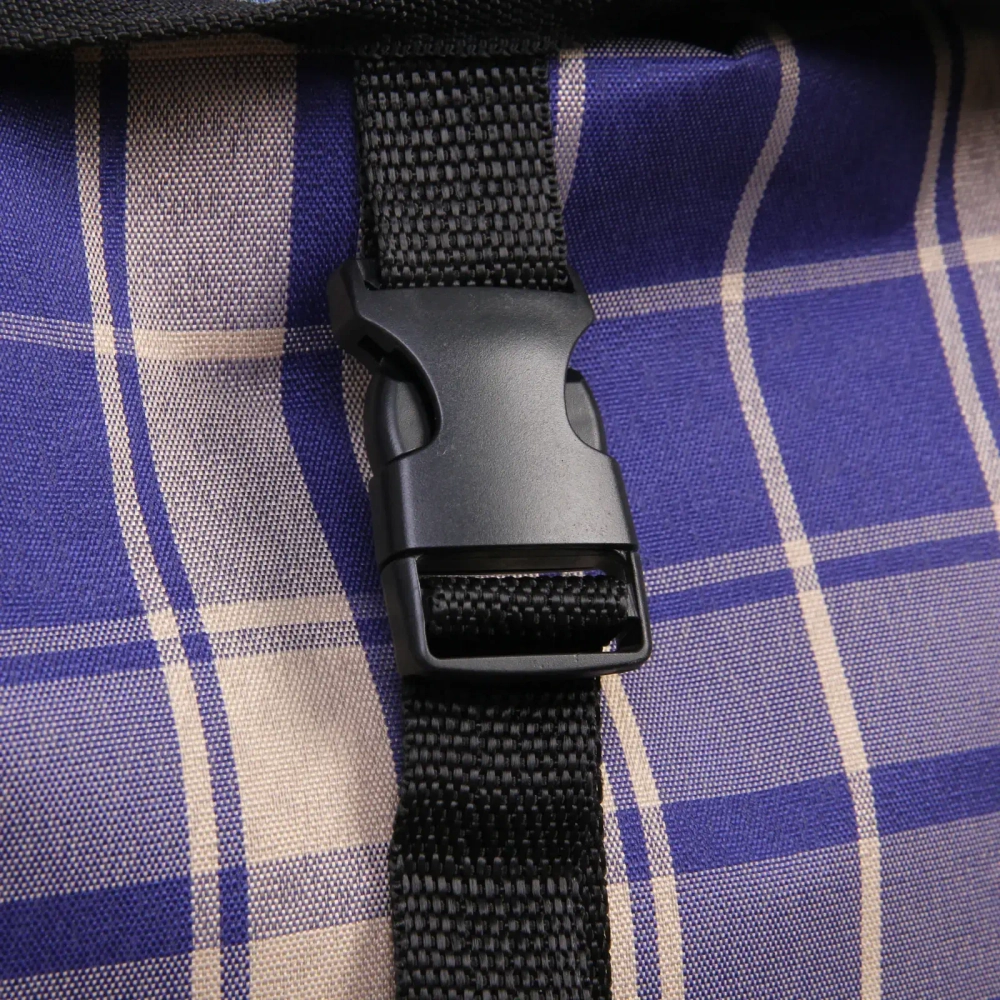 Тележка хозяйственная с сумкой (100*40*35см, колеса 21см,грузоподъемность до50 кг) синяя SYD100B-1