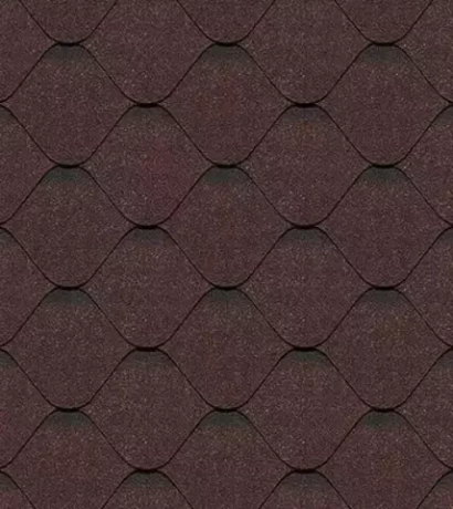 Гибкая черепица Docke PREMIUM Двухслойная "Ницца" Какао 2,9м2