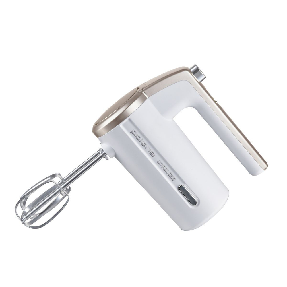 Миксер ручной, Polaris, PHM 2024 CordLess, 200 Вт, 3 скор, бел