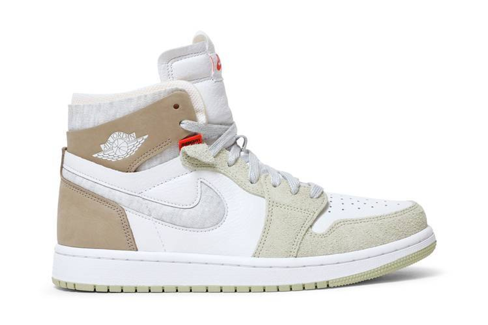 Кроссовки Jordan Air Jordan 1 High Zoom Air Cmft "Olive Aura" (Женская размерная сетка)