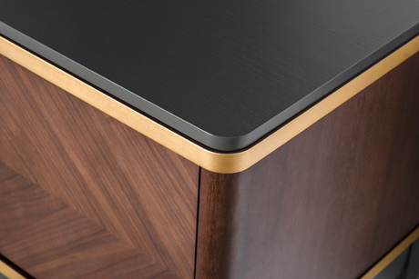 Консоль шпон 2 ящика 120x80x35см Garda Decor