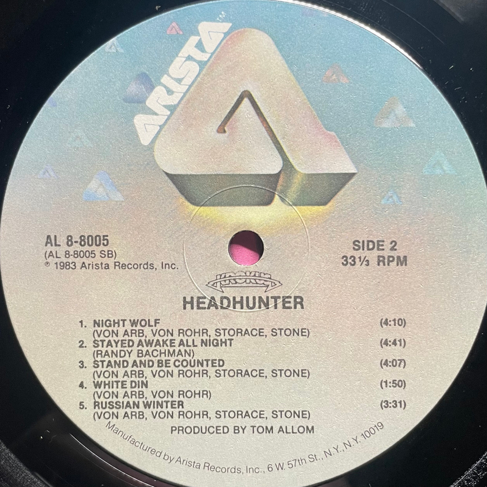 Krokus ‎– Headhunter (США 1983г.)