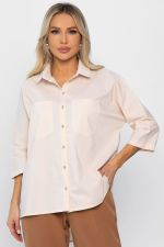 Рубашка классическая Аристократка (бежевая) Б14356-10М LT Collection