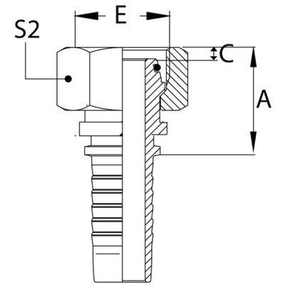Фитинг DN 25 DKO-S (Г) 42x2 30