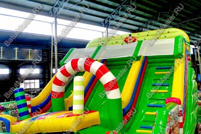 Надувная горка "Яркий спуск"